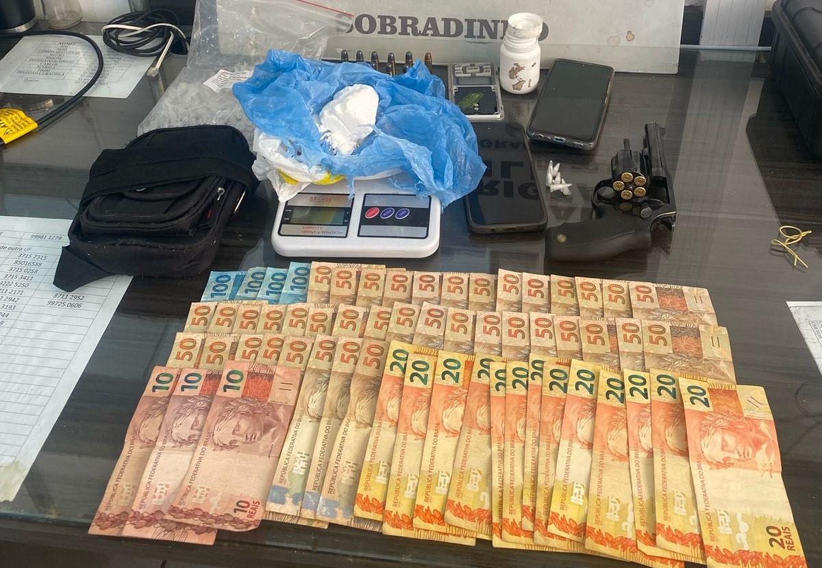 Traficante preso pela BM tinha até pasta base de cocaína