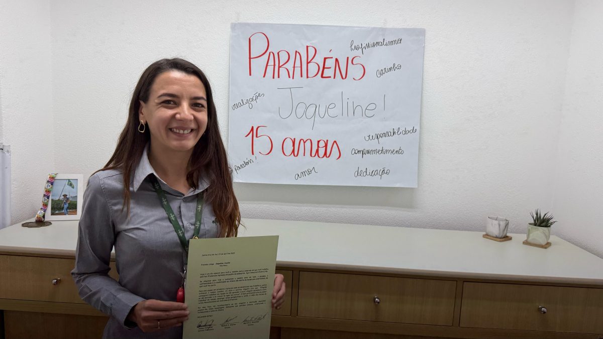 Jaqueline Jardim: 15 anos de dedicação e trabalho na Afubra