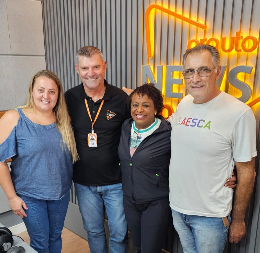 Assunto Nosso – Samanta Lázaro Wegmann, Pedagoga, João Rocha, Presidente AESCA, e Márcia Maribel Corrêa, Assistente Social