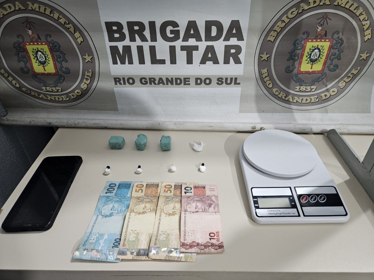 Jovem de 18 anos é preso em Rio Pardo por tráfico de drogas
