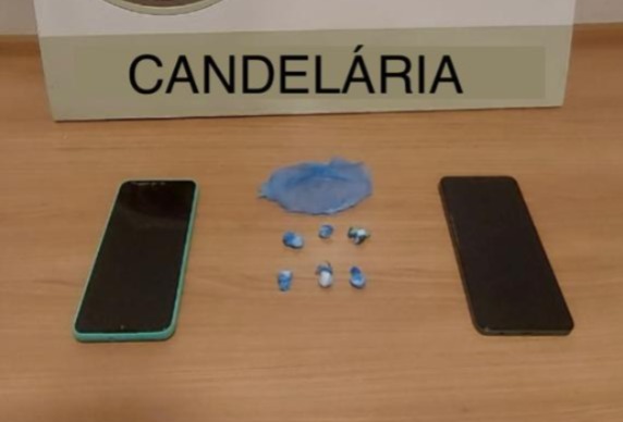 Briga termina com um homem preso por tráfico de drogas em Candelária