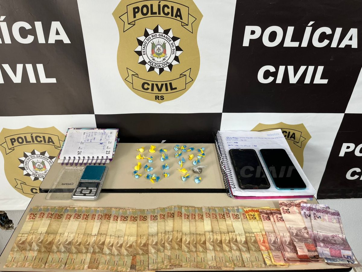 Investigação iniciada há dois resulta na prisão de casal por tráfico de drogas em Venâncio Aires