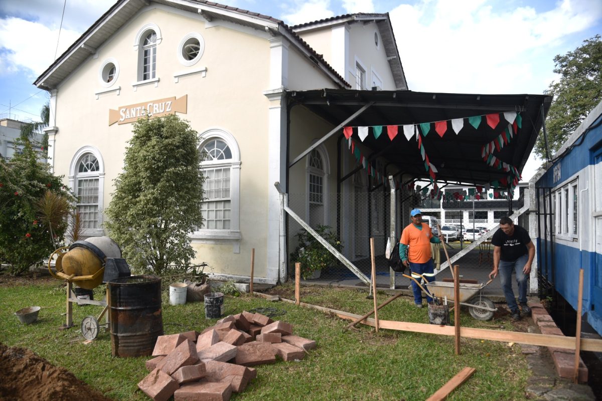 Revitalização da Antiga Estação Férrea deve ser concluída em julho em Santa Cruz