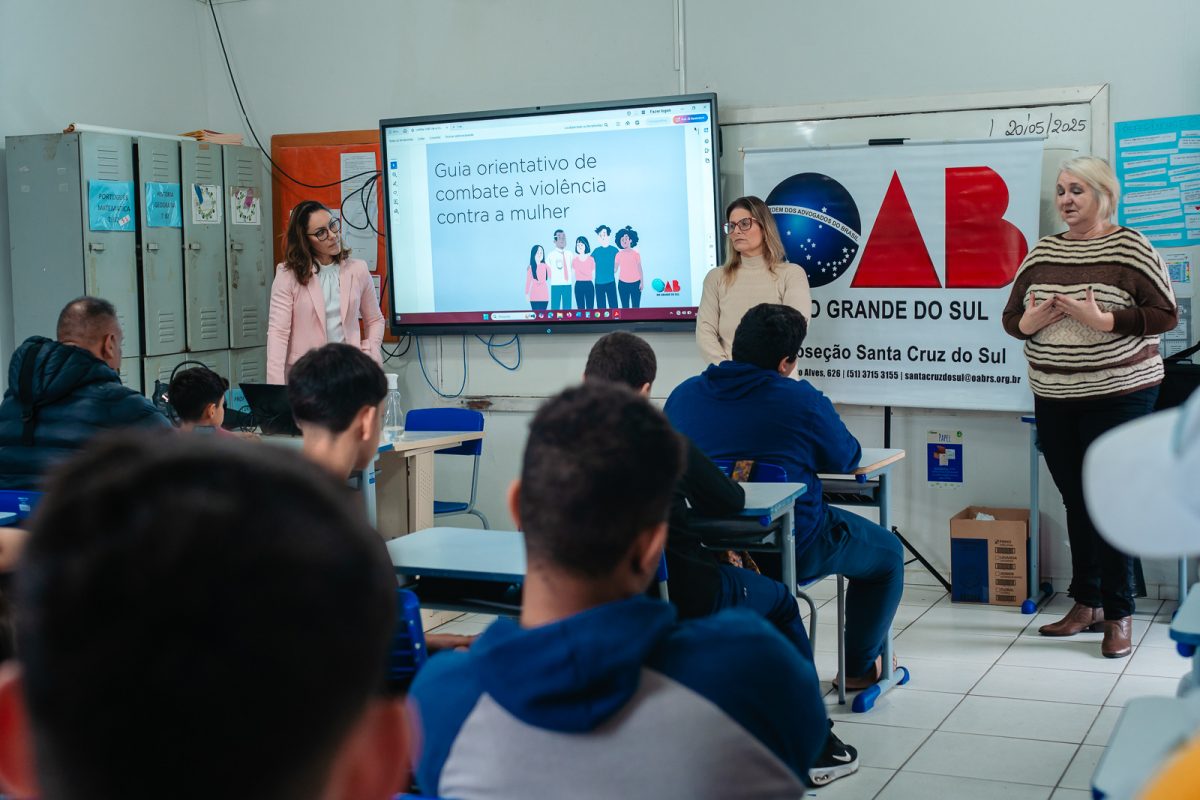 OAB Subseção Santa Cruz lança campanha ao enfrentamento à violência contra a mulher