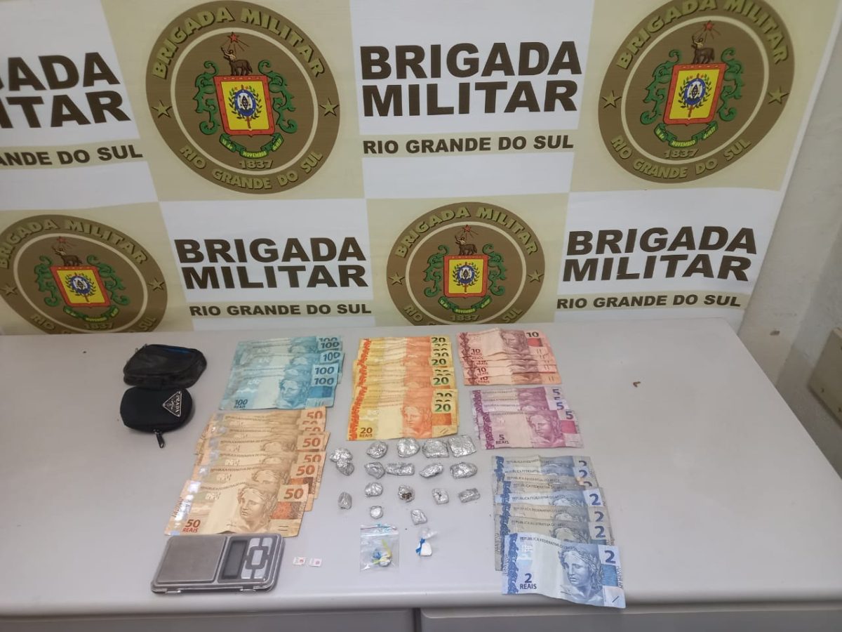 Brigada Militar prende homem por tráfico de drogas em Candelária