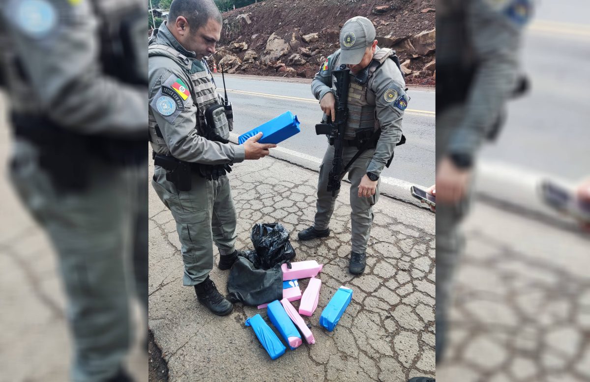 BM apreende grande quantidade de drogas em Santa Cruz