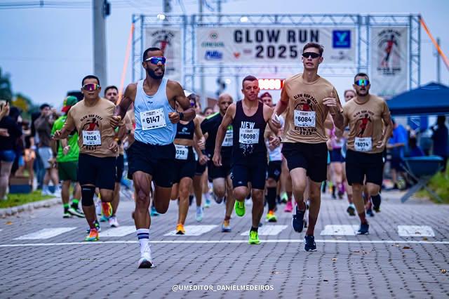 Corrida Glow Run prevê largada e chegada na Marechal Floriano