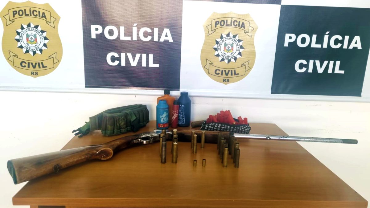 Investigado por assaltar propriedade em Vera Cruz é preso com arma furtada