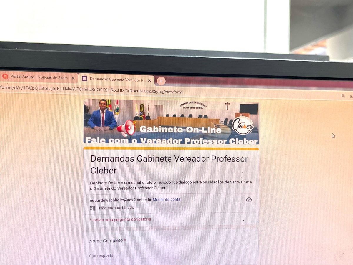 Gabinete Online: iniciativa para recebimento de demandas tem mais de 100 participações