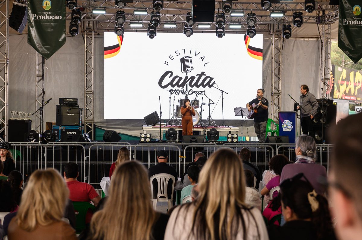 Inscrições para o Canta Vera Cruz vão até 13 de junho