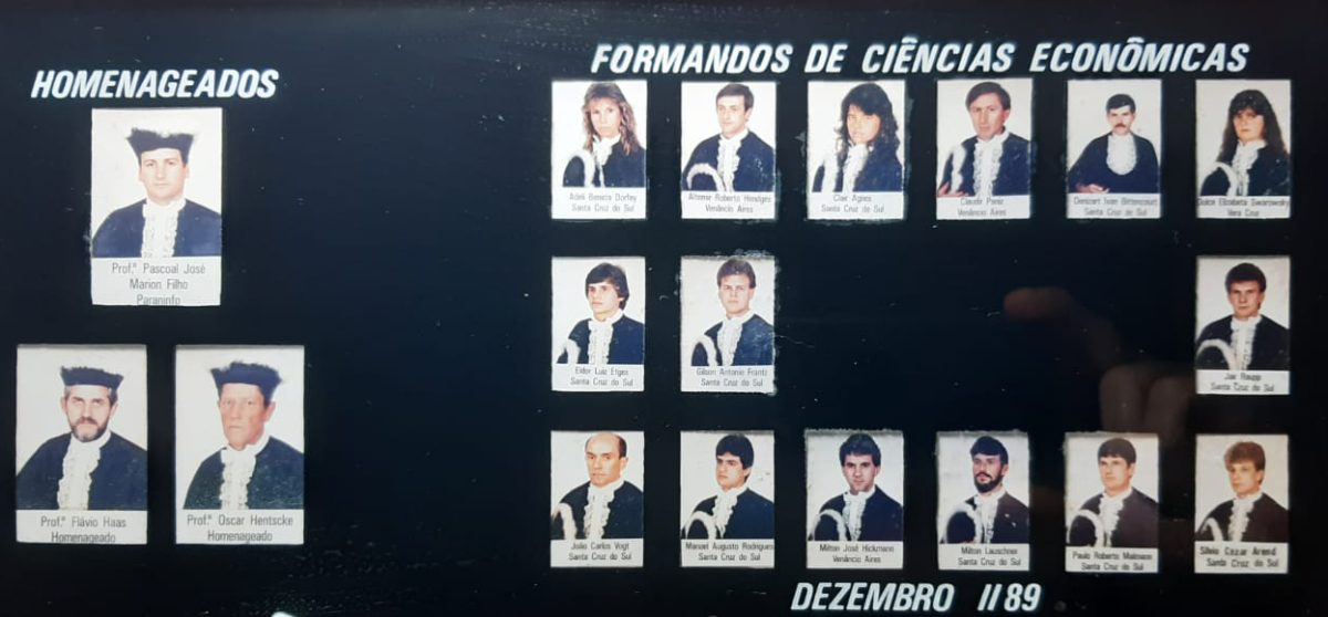 Curso de Ciências Econômicas da Unisc completa 40 anos
